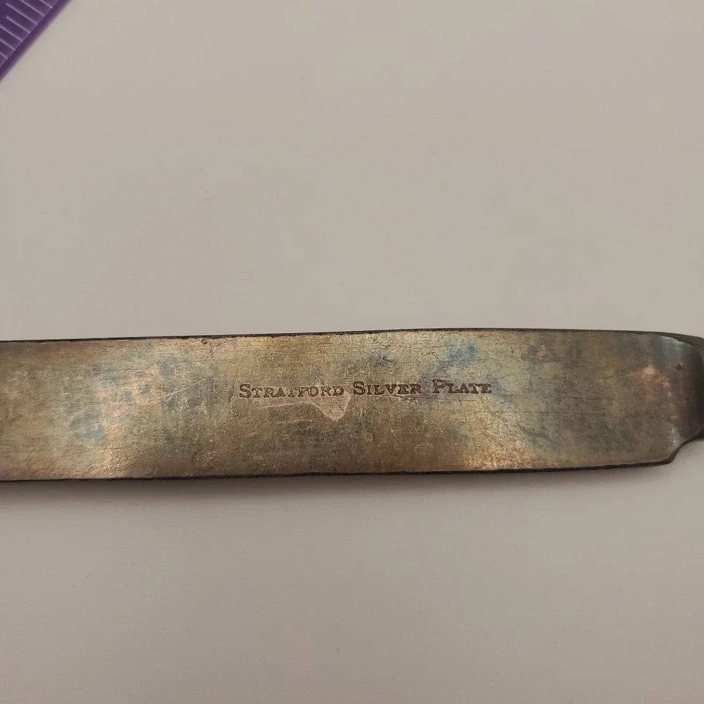 Antique Stratford Silver Plate Skippy Comic Character Butter Knife Spreader 30's